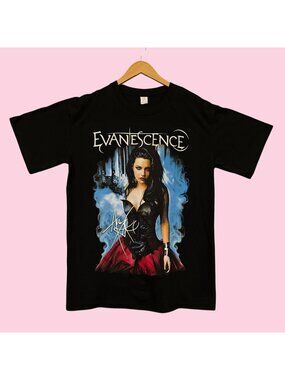 Evanescence Amy Lee Fallen Album Cover Gothic Metal Band Tee L